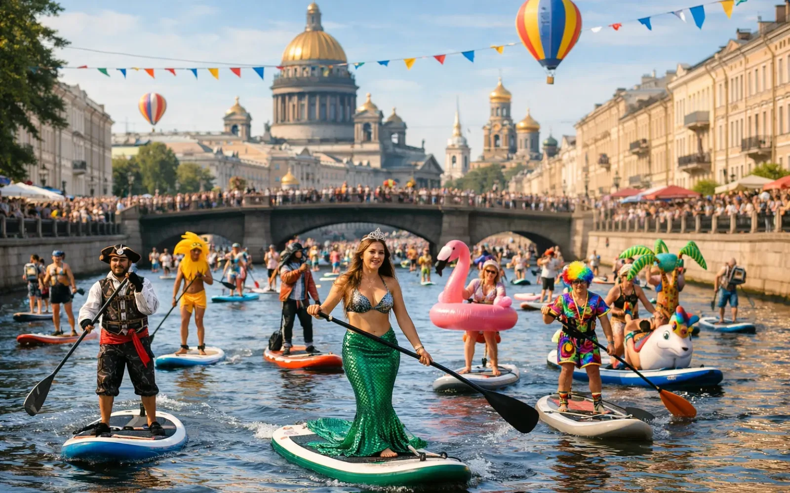 Карнавал‑фестиваль сапсерфинга «Фонтанка SUP» — 1 августа 2026